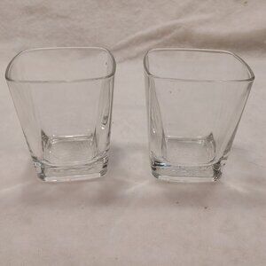 Crown Royal Square Whiskey Glasses - Set of 2